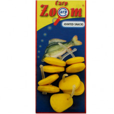 Carp Zoom PACK OF 5 JOINTED MAXI VANILLA YELLOW ARTIFICIAL CORN (CZ0805)